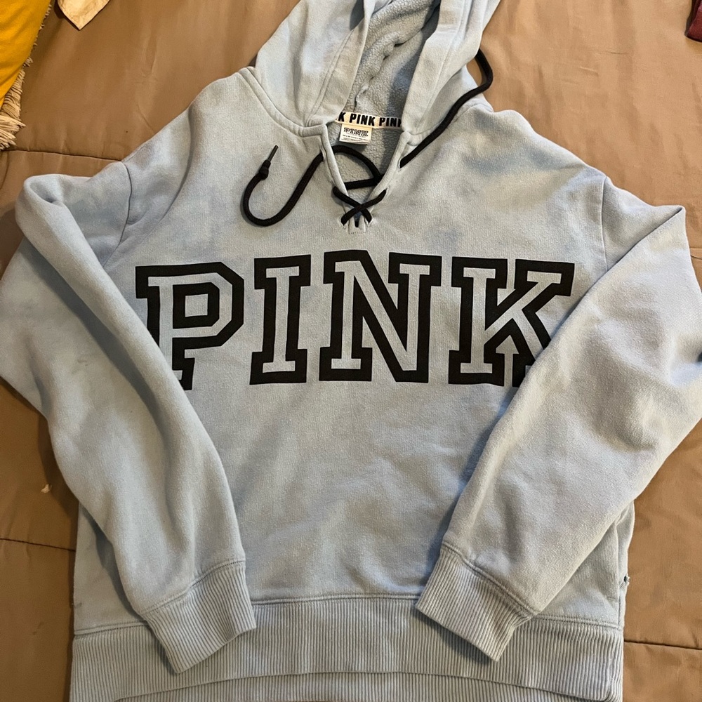 Pink cropped sweatshirt XS